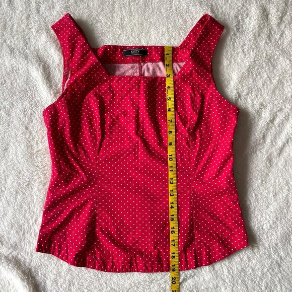 Y2K Polka Dot Sleeveless Top - Picture 4 of 7